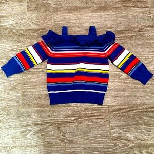 Janie and Jack 2T Cold Shoulder Sweater - like new